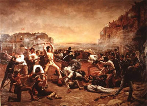 The Battle of the Alamo led to independence of which state?