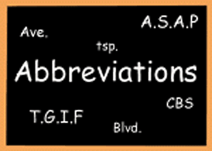 abbreviate