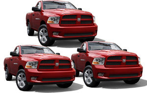 What color are the trucks?