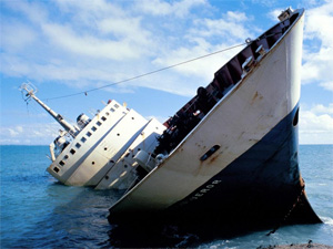 A Chinese person says - I sink...