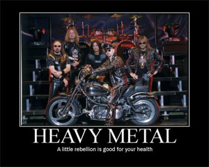 The revolution in heavy metal has not lost its steam; it ____ on as fiercely as ever.