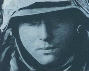 Even though he has fallen into ________, <u>Oh</u>, <u>he</u> <u>lives</u> <u>on</u> in our hearts and minds.