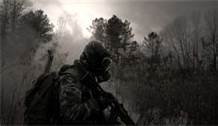 The brave soldier _____ the scars of war.