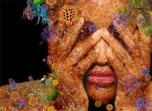 Homo sapiens, the proud splitter of the atom, inventor of the electronic computer, ________ of the genetic code may be humbled by a lowly ________ of the sewers and soils - the microbe.